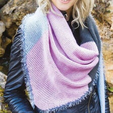 X-Driehoek sjaal breien