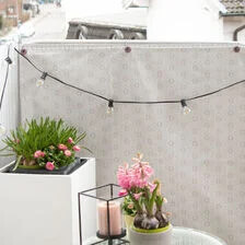 X-Balkonscherm maken