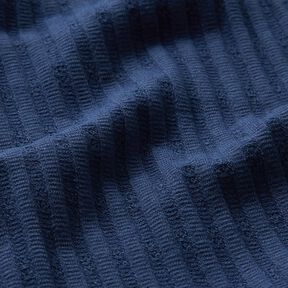 Ribjersey Enkelvoudig breipatroon – nachtblauw, 