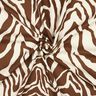 Viscose-linnen-mix Zebramotief – ecru/kastanjebruin,  thumbnail number 3