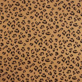 Decostof Half panama Luipaardpatroon – mocca/zwart, 