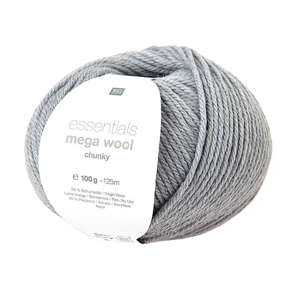 Essentials Mega Wool chunky | Rico Design – lichtgrijs,  image number 1