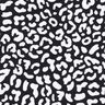 Badpakstof abstracte luipaardvlekken – zwart blauw/wit,  thumbnail number 6