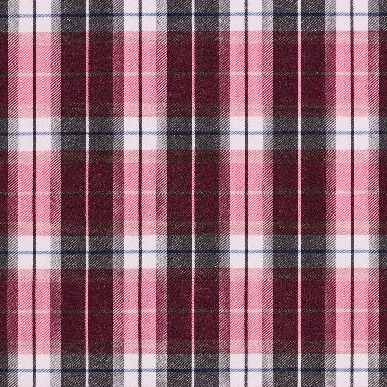 Broekstretch grote ruit – zwart/intens roze,  image number 1