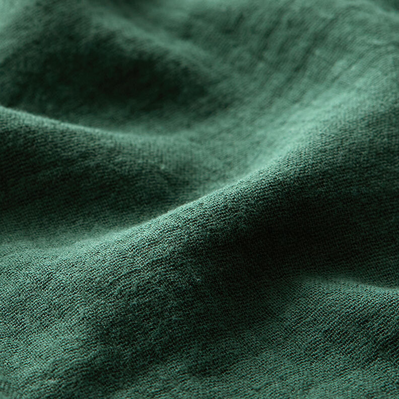 Mousseline/dubbel gehaakte stoffen – donkergroen,  image number 3