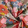 Katoenen stof Cretonne Popart bloemen – pistache/oudroze,  thumbnail number 3
