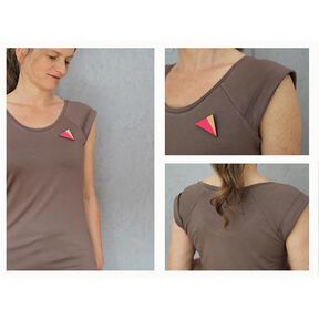 FRAU JOSY - tanktop met raglannaden en omslag op de schouders, Studio Schnittreif | XS - XL, 