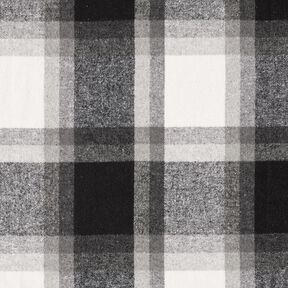 Mantelflanel geruit | Katia Fabrics – nevelgrijs/oudzilver, 