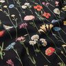 Decostof Gobelin Wilde bloemen – zwart/roos,  thumbnail number 2