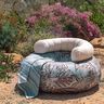 Outdoorstof Canvas Grote bladeren – natuur/terracotta,  thumbnail number 7