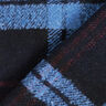 Mantelstof geruit lussen – zwart/blauw,  thumbnail number 4
