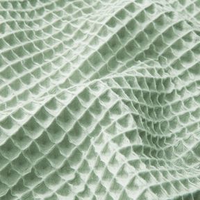 Wafelpiqué grote honingraten – licht mint, 
