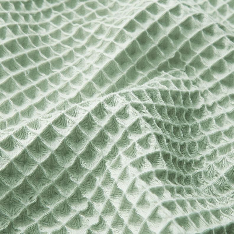 Wafelpiqué grote honingraten – licht mint,  image number 2