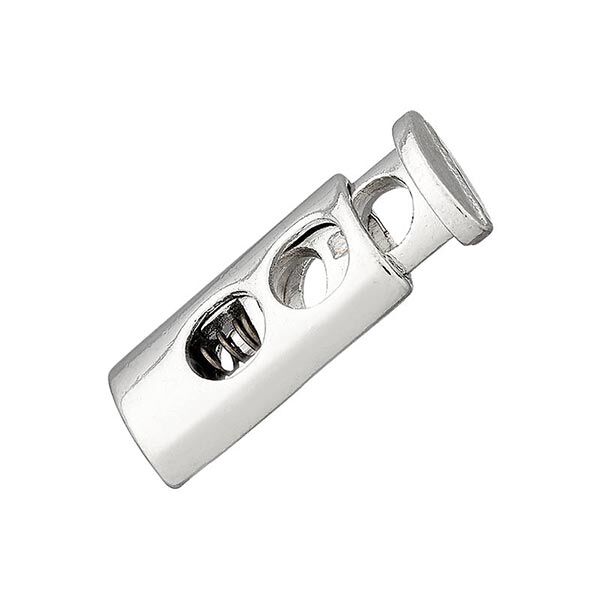 Koordstopper [ Ø 5 mm ] – zilver metalen,  image number 1
