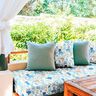 Outdoorstof Canvas Strandhuizen – blauw/wit,  thumbnail number 7