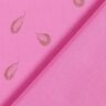 Viscosestof met folieprint veren – pink,  thumbnail number 4