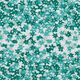 GOTS katoenjersey vlinders & bloemen | Tula – pastelgroen,  thumbnail number 1