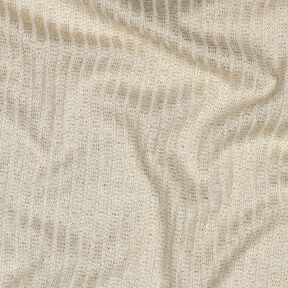 Gebreide tricot Lurex – ecru/goud metallic, 