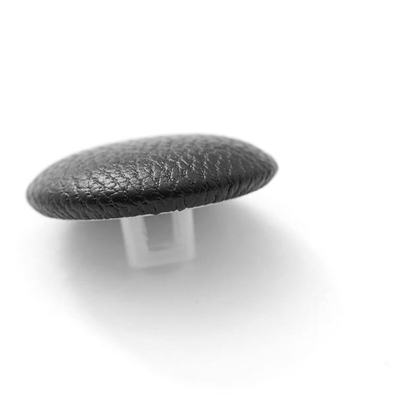 Imitatieleren knoop oogje – zwart,  image number 2
