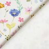 Decostof Katoenkeper Weidebloemen – ivoor/blauwlila,  thumbnail number 4