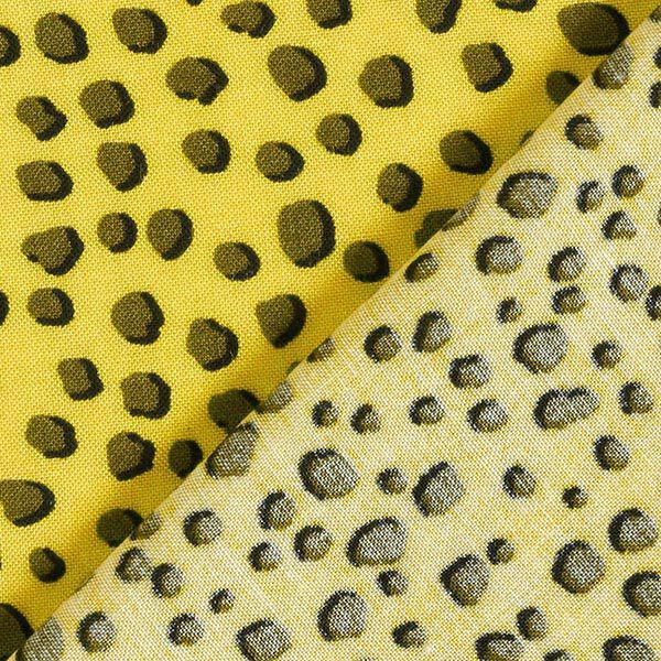 Viscose stof Luipaardprint – geel, image number 4