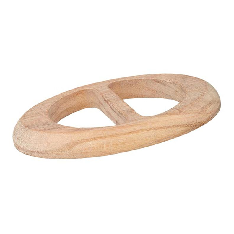 Houten sluiting ovaal – beige, image number 2