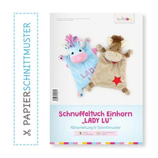 Eenhoorn dekbed naaien: Papieren patroon eenhoorn / paard "LADY LU"  | Kullaloo, 