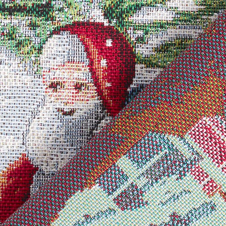 Panel Gobelin Kerstman lurex – ecru, image number 4
