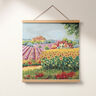 Decopaneel Gobelin bloeiend landschap – karmijnrood/lichtbeige,  thumbnail number 7