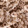 Katoenen stof Cretonne Retrobloemen – olijf/roos,  thumbnail number 2