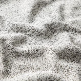 Fleece gebreid – wit/grijs, 