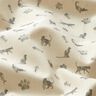 Biologisch katoenpopeline Katten en pootafdrukken – ecru/grijs,  thumbnail number 2