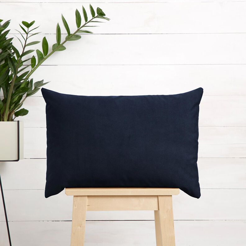 Bekledingsstof Nubuck-imitatie – nachtblauw,  image number 9