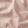 Katoenen stof Cretonne Etnische zigzag – terracotta,  thumbnail number 2