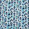 Viscosejersey Ikat-motief – hemelsblauw/nachtblauw,  thumbnail number 1