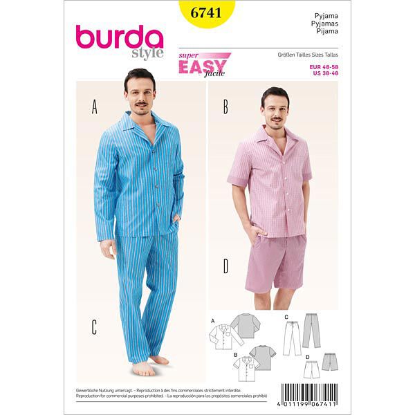 Pyjama, Burda 6741, image number 1