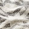 Gebreide bouclé chevron – zwart/wit,  thumbnail number 3