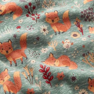 Alpenfleece vrolijke vossen Mix – riet, 