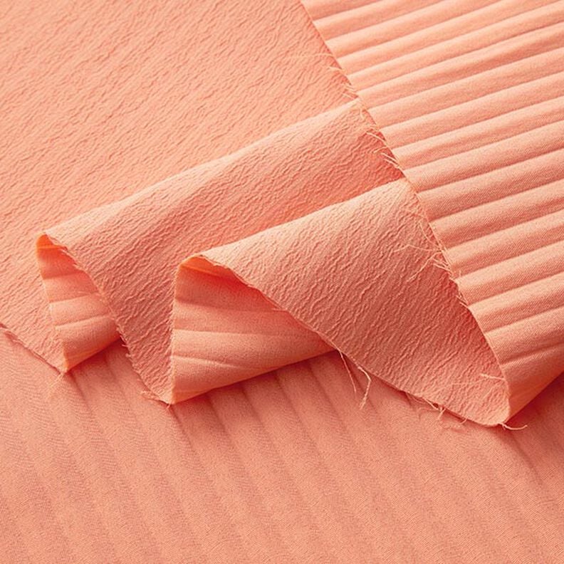 Stretch jacquard 3D-strepen | Fibre Mood – zalm, image number 3