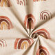 Decostof half panama Regenboog – natuur/rood,  thumbnail number 3