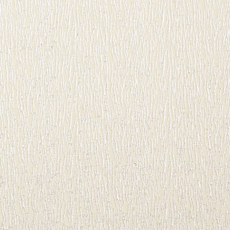 Kledingsjacquard glinsterende kronkelende lijnen – wit/zilver,  image number 1