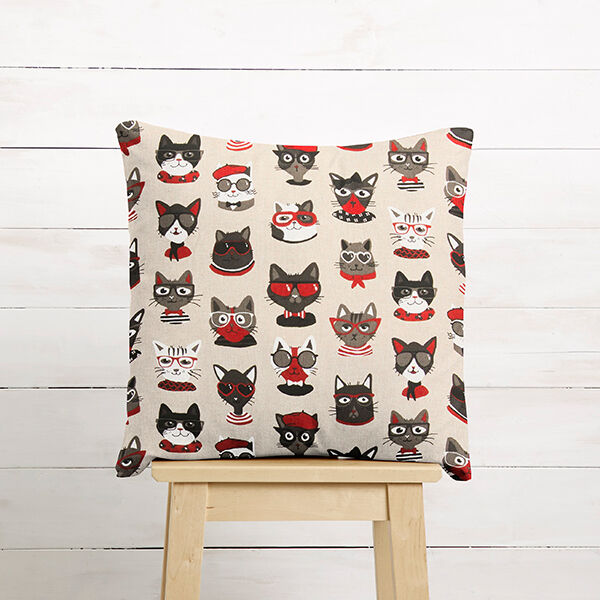 Decostof Half panama Katten – natuur, image number 5