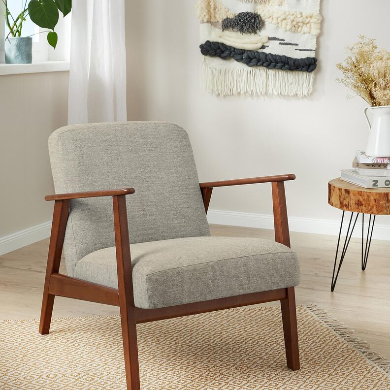 Bekledingsstof zachte stof – licht taupe,  image number 5