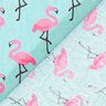 Cretonne Flamingo 3 – turkoois,  thumbnail number 3