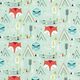 Katoenen stof Cretonne Be Wild vos – pastelgroen,  thumbnail number 1