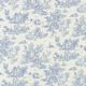 Katoenen stof Mini Pastorale 280 cm – blauw,  thumbnail number 1