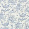 Katoenen stof Mini Pastorale 280 cm – blauw,  thumbnail number 1