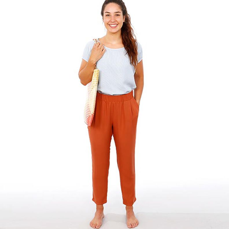 FRAU HANNA - casual broek met elastische band, Studio Schnittreif | XS - XXL,  image number 2
