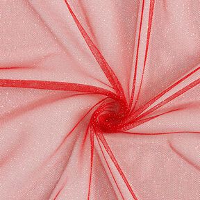 Glittertule royal – rood/zilver, 
