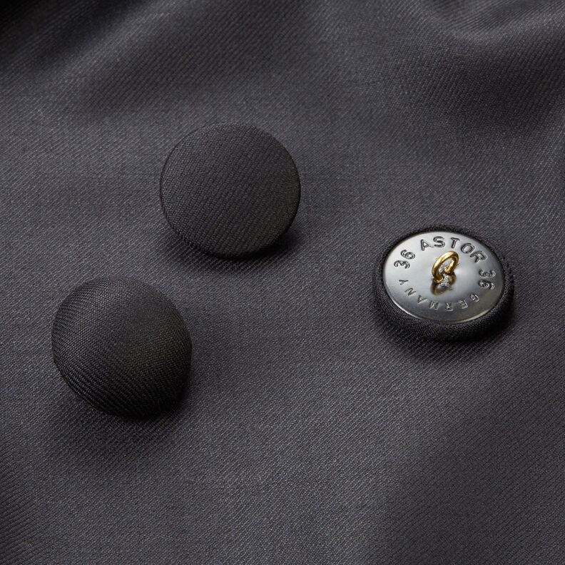 Beklede knoop gloss – zwart,  image number 4